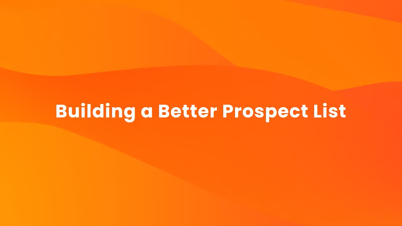 Building a Better Prospect List 3marketeers